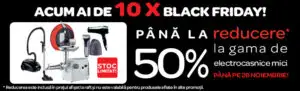 La Carrefour, Black Friday durează 10 zile, iar la Metro au preţuri reduse inclusiv produsele aflate în alte promoţii