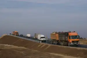Primii care calcă pe autostrada care ne va lega de Germania
