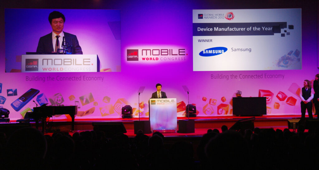 Samsung, producătorul anului la Mobile World Congres 2012