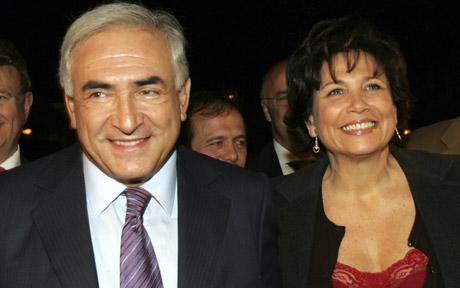 Dominique Strauss-Kahn a ieşit cu soţia, pentru prima oară în ultimele trei zile