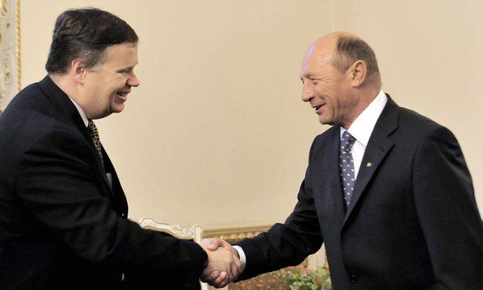 Ce a discutat Jeffrey Franks cu Traian Băsescu
