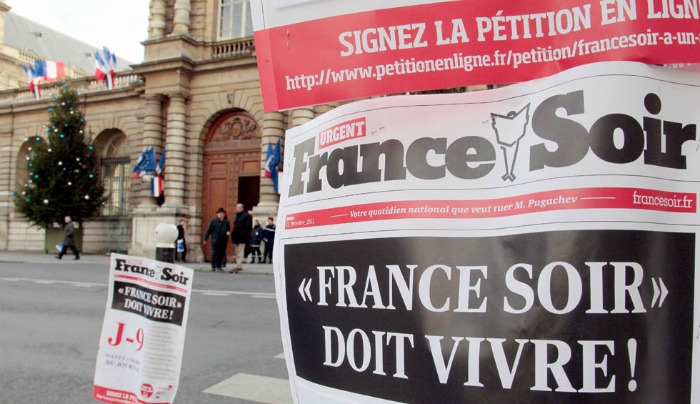 Presa franceză în colaps: France Soir și-a încetat apariția după 67 de ani