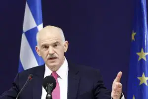 Premierul grec Georgios Papandreou va demisiona astăzi