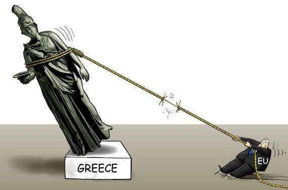 Economia Greciei se va reduce cu 25% până în 2014