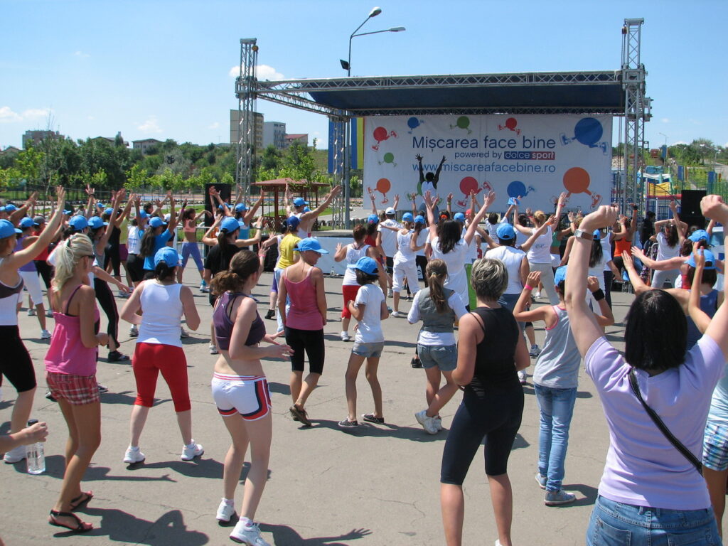 Romtelecom organizează pentru a doua oară „Cea mai mare oră de sport”