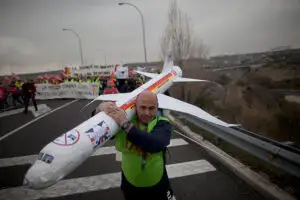 A treia zi de grevă la Iberia: 273 de zboruri anulate, niciun acord între conducere şi sindicate