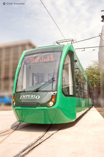 Vezi cum arată tramvaiul Imperio Eco, produs în România