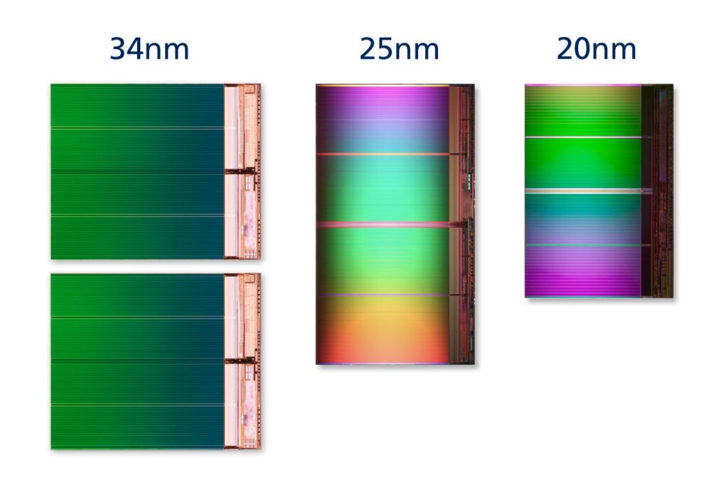 Intel şi Micron au lansat tehnologia NAND pe 20 nanometri
