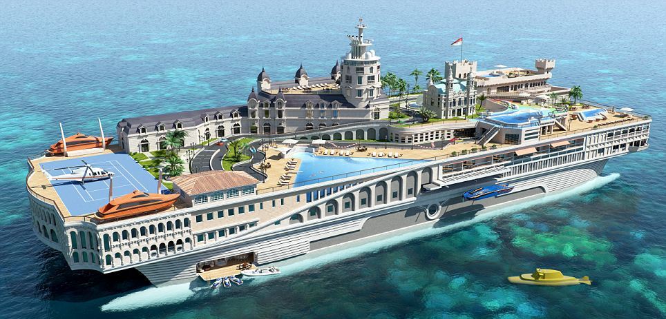 Cum va arăta ”Streets of Monaco”, orașul plutitor al miliardarilor