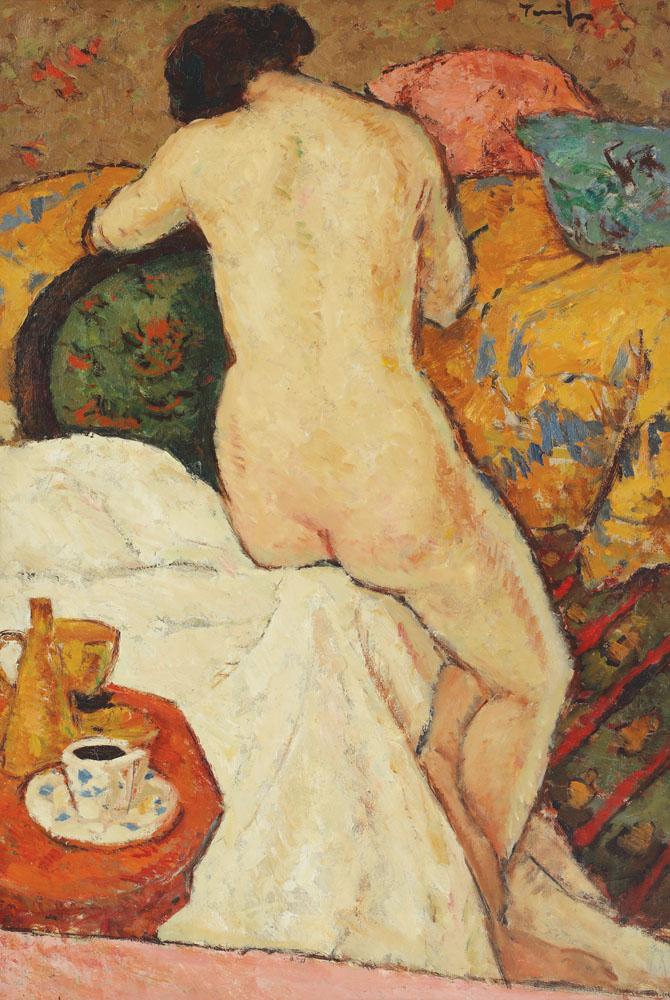 Un nud al lui Tonitza, cea mai scumpă pictură vândută în România