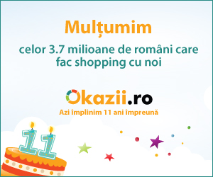Okazii.ro împlineşte 11 ani. Află care a fost primul produs vândut pe site