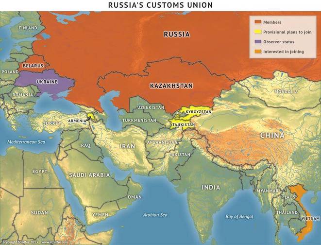 Armenia şi Kârgâzstanul au primit undă verde pentru a adera la Uniunea Vamală, în care ar dori să intre şi Turcia