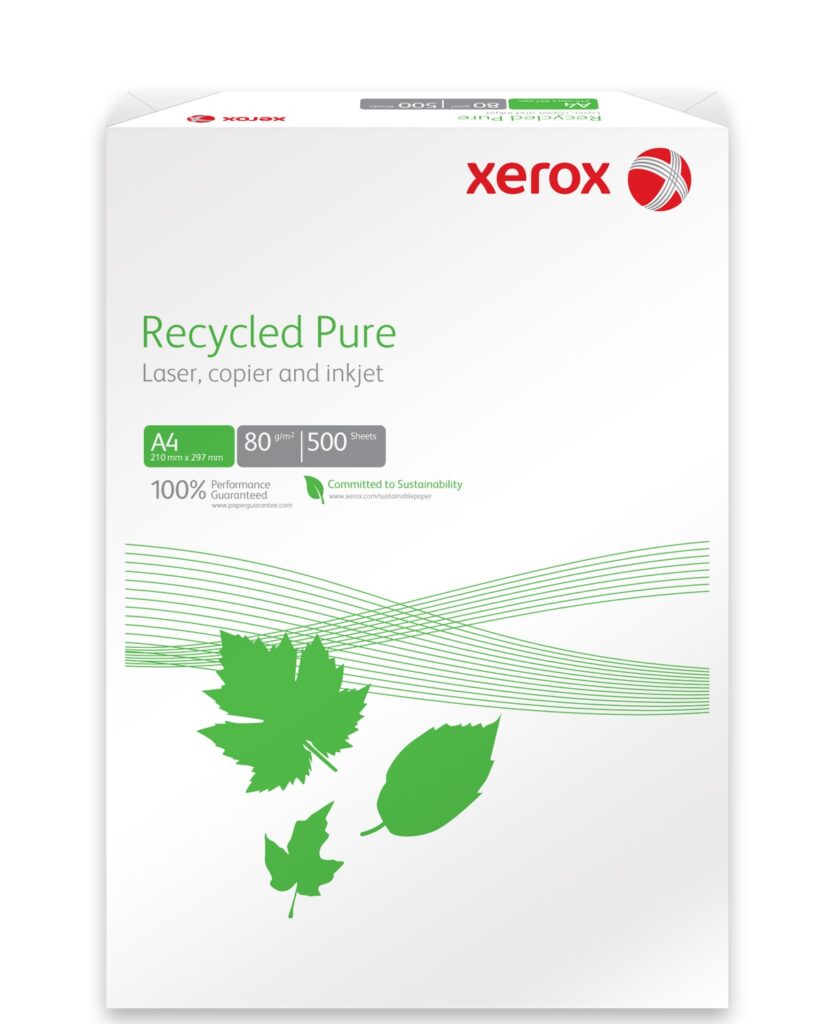 Xerox a lansat hârtia fabricată 100% din materiale reciclate