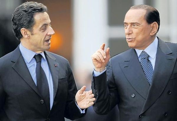 „Aroganţa lui Sarkozy îi depăşeşte inteligenţa”, crede Silvio Berlusconi