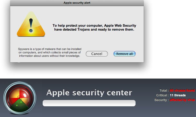 A crescut numărul programelor antivirus false pentru Apple Mac OS X