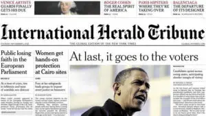 Rebranding: International Herald Tribune devine International New York Times