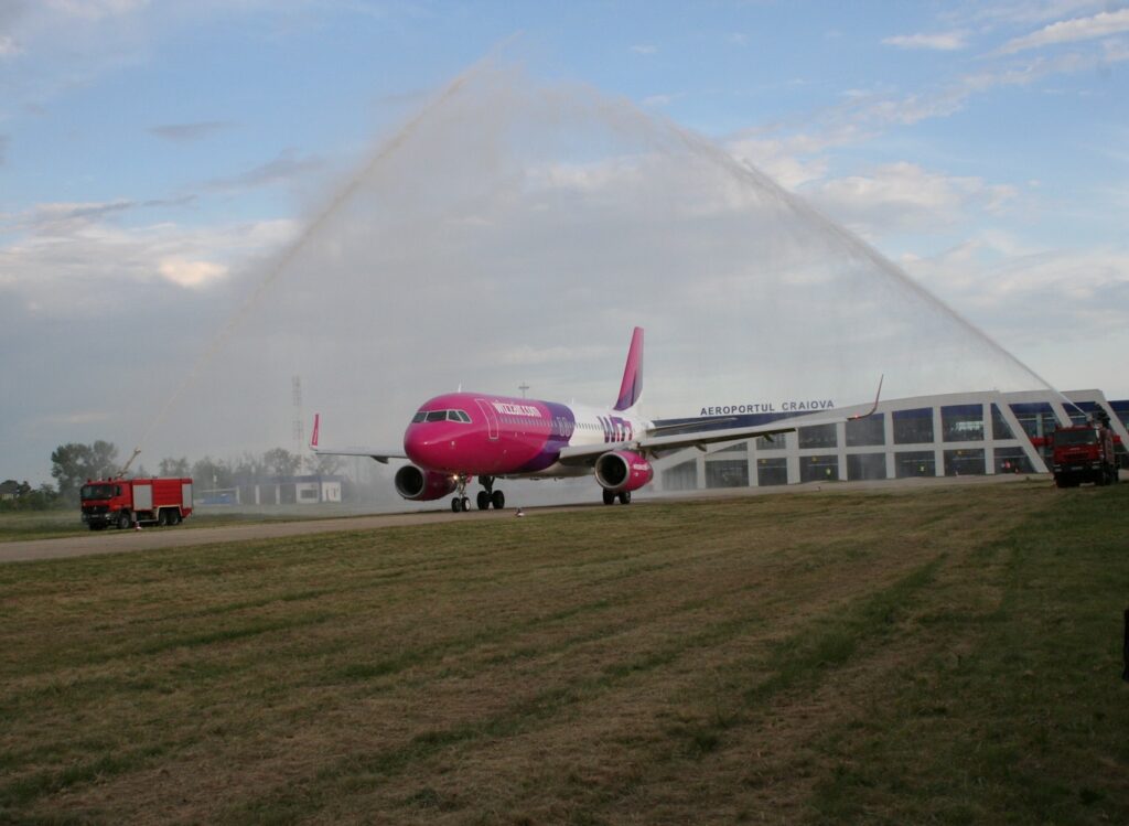 Wizz Air a inaugurat primul zbor de la Aeroportul din Craiova