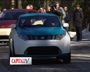 Yo-mobilul, scumpa mașină rusească care consumă puțin VIDEO