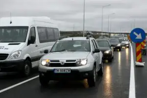 Cum se vede din AVION cea mai recentă autostradă inaugurată în România – VIDEO