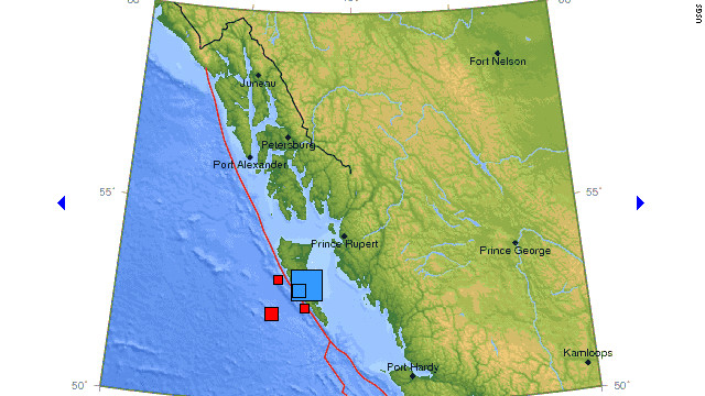 Cutremur cu magnitudinea de 7,7 grade în Canada. Alertă de TSUNAMI în Hawaii