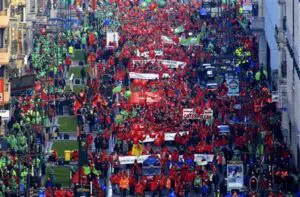 Belgienii au ieşit în stradă