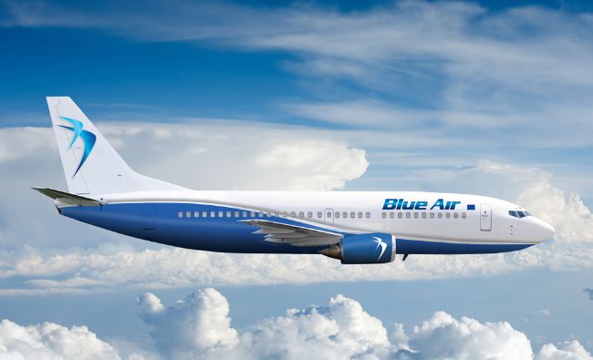 Blue Air va opera de anul viitor 4 noi rute de pe aeroportul din Cluj