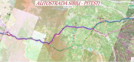 Care sunt variantele pentru autostrada Sibiu-Piteşti