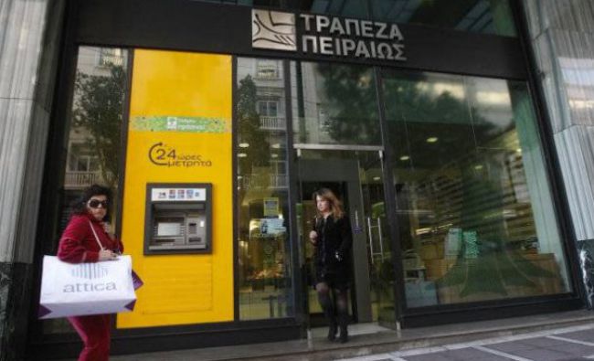 2,72 miliarde de euro pentru recapitalizarea Piraeus Bank