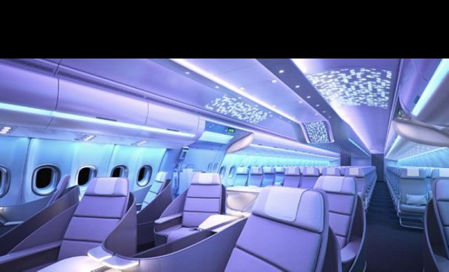 Așa arată noua cabină a lui Airbus A330neo! Încântătoare!
