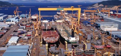 Daewoo Shipbuilding va emite acţiuni de 507 milioane de dolari pentru a-şi îmbunătăţi situaţia financiară