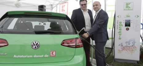 Kaufland lansează prima rețea publică de stații de încărcare rapidă pentru mașini electrice