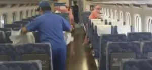 Shinkansen, trenul care parcurge 500 km în două ore, curăţat „lună” în timp ce stă în gară. VIDEO