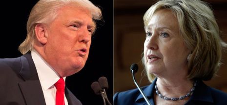 Alegeri SUA: Se reduce distanţa dintre Hillary Clinton şi Donald Trump