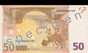 Apare o nouă bancnotă de 50 de euro