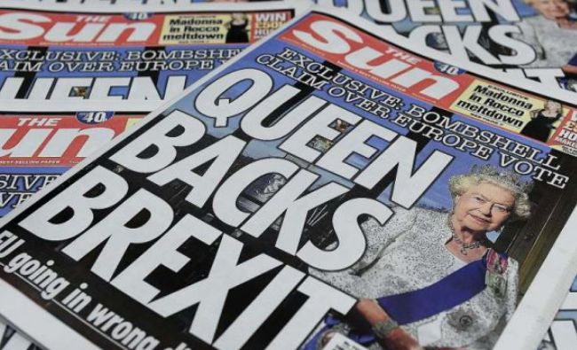Referendum în Marea Britanie: Presa britanică, împărţită între pro şi contra Brexit