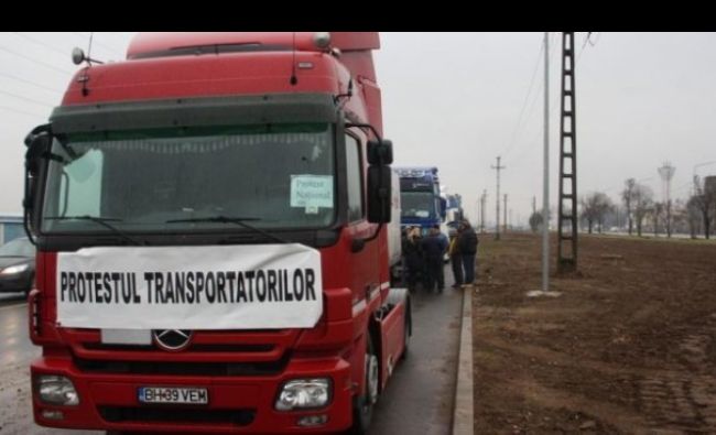 Transportatorii vor să blocheze Capitala pe 2 noiembrie