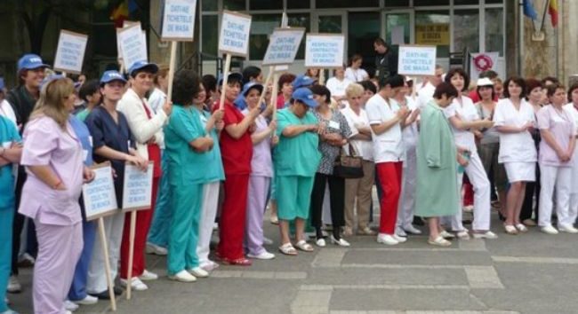 Proteste în mai multe spitale din România