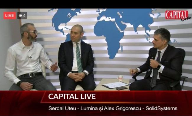 Capital Live. Serdal Uteu-Lumina și Alex Grigorescu- Solid Systems