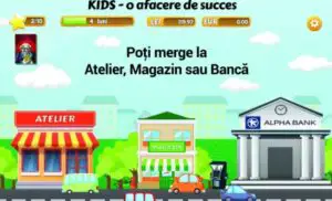 Premieră absolută. Prima aplicație oficială în care copiii se joacă cu banii