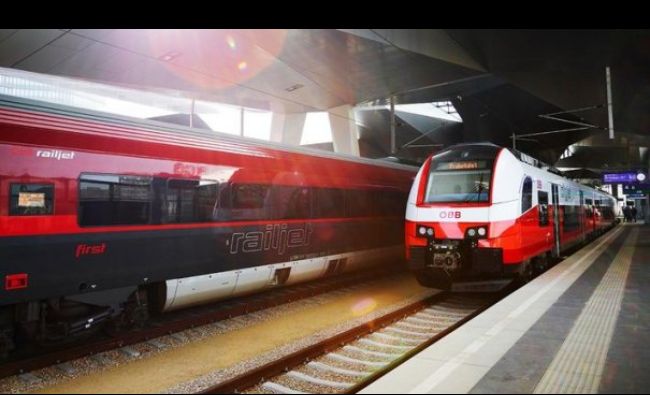 Cât costă un bilet de tren Cluj – Viena. Cursa durează 10 ore, însă prețul este un chilipir