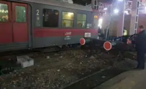 Incident grav în Gara de Nord. Un tren a fost aproape să intre pe peron. Cursa, anulată