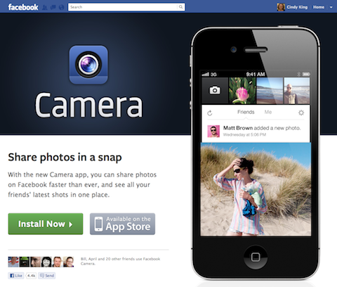 Facebook a lansat propria aplicaţie de foto-sharing pentru iPhone