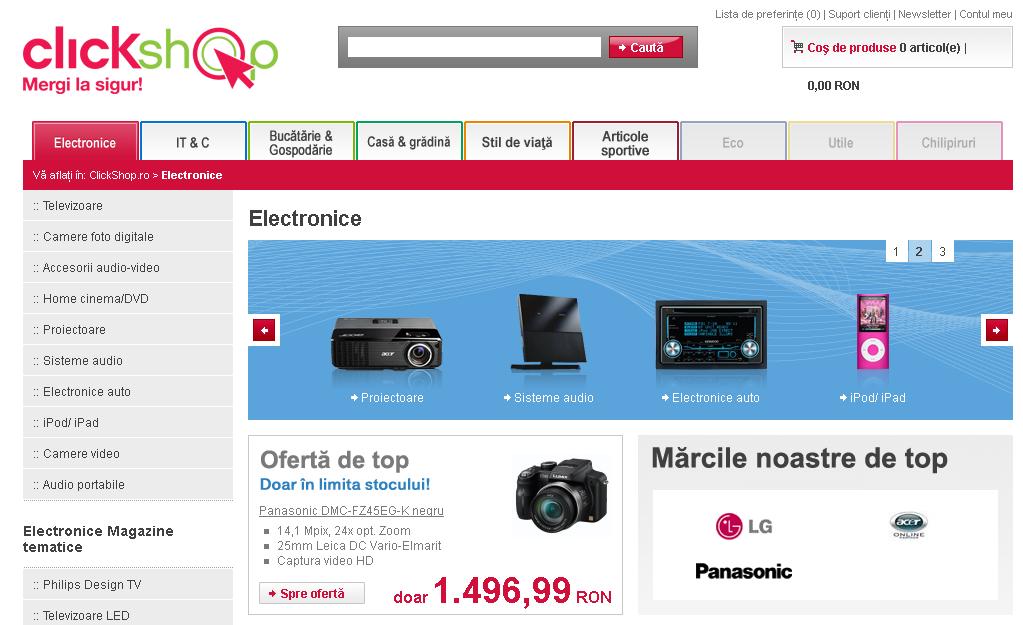 Romtelecom a deschis un mall online
