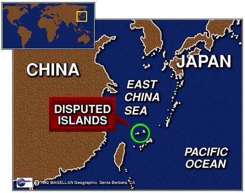 Chinezii şi japonezii se bat pe insule