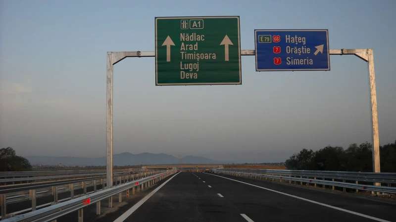 Cum arată autostrada Deva – Orăştie înainte cu câteva zile de inaugurare