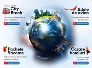 Clienţii eMAG îşi pot rezerva, pe site, bilete de avion pentru orice destinaţie