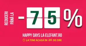 Reduceri zilnice de până la 75% la CĂRŢI