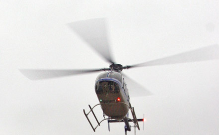 Un elicopeter aparţinând Forţelor Aeriene Române s-a prăbuşit la Bacău