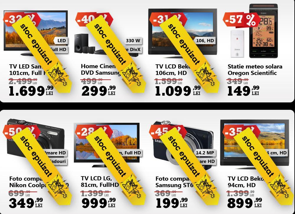 Black Friday la eMAG. Stocul a zeci de produse, epuizat în câteva minute