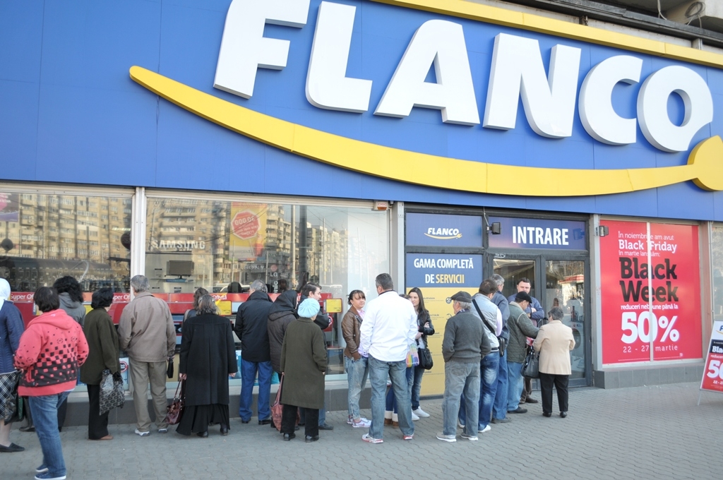 UPDATE Black Week în Flanco: În prima oră de promoție s-au vândut de 6 ori mai multe produse decât într-o zi obișnuită